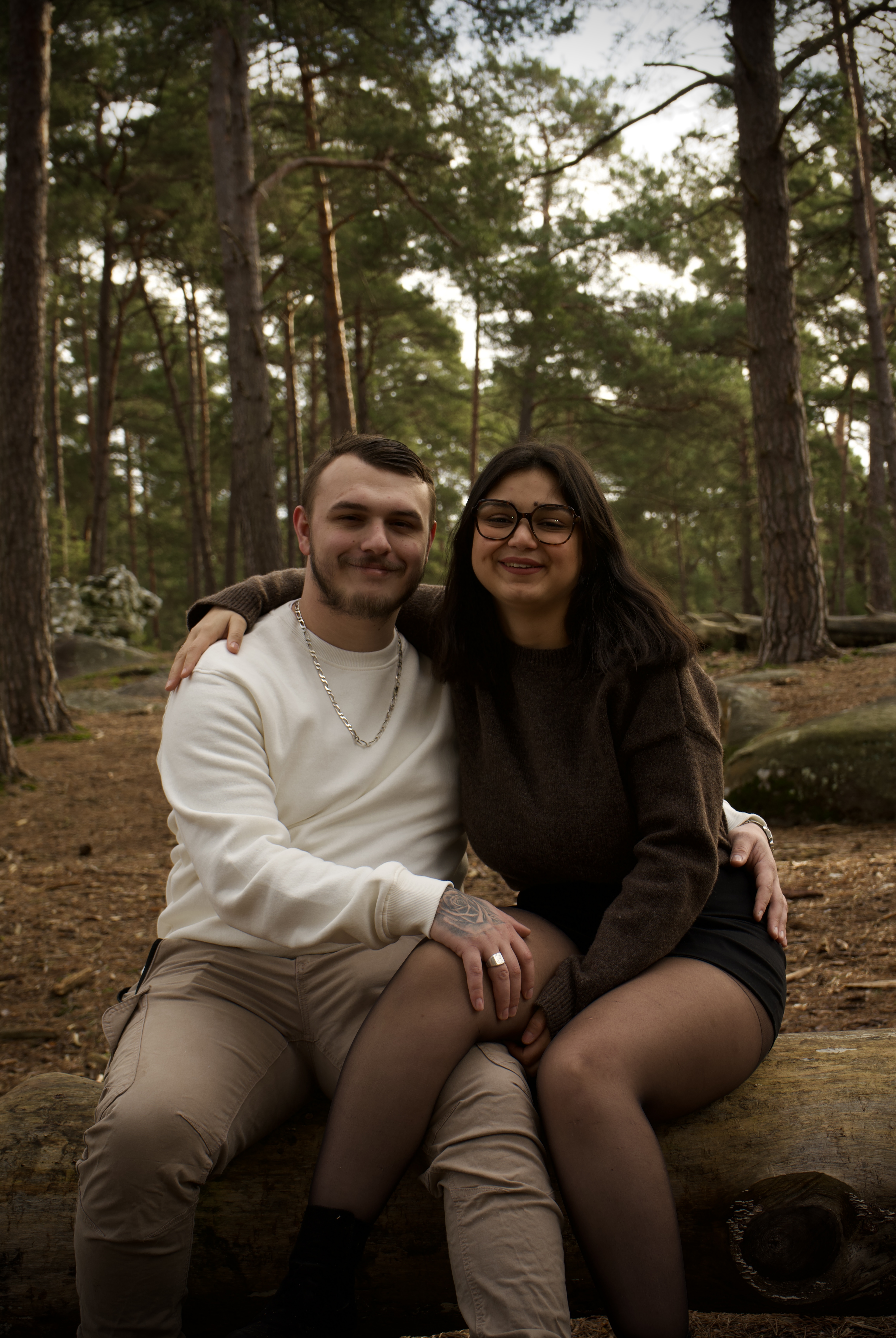 Couple en forêt